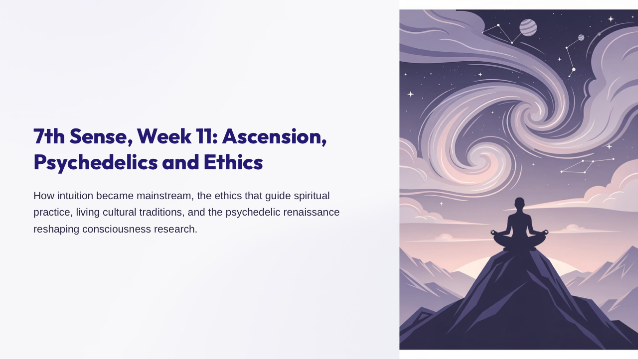 Ascension, Psychedelics & Ethics
