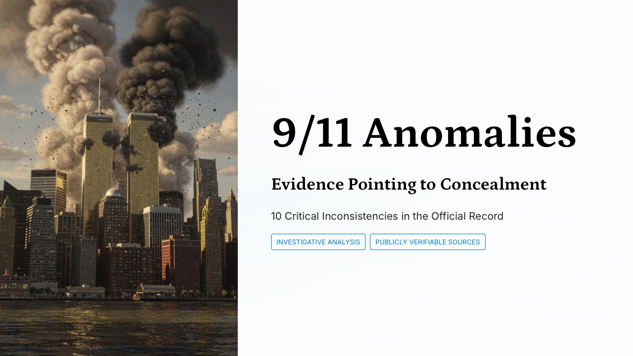 9/11: The Anomalies