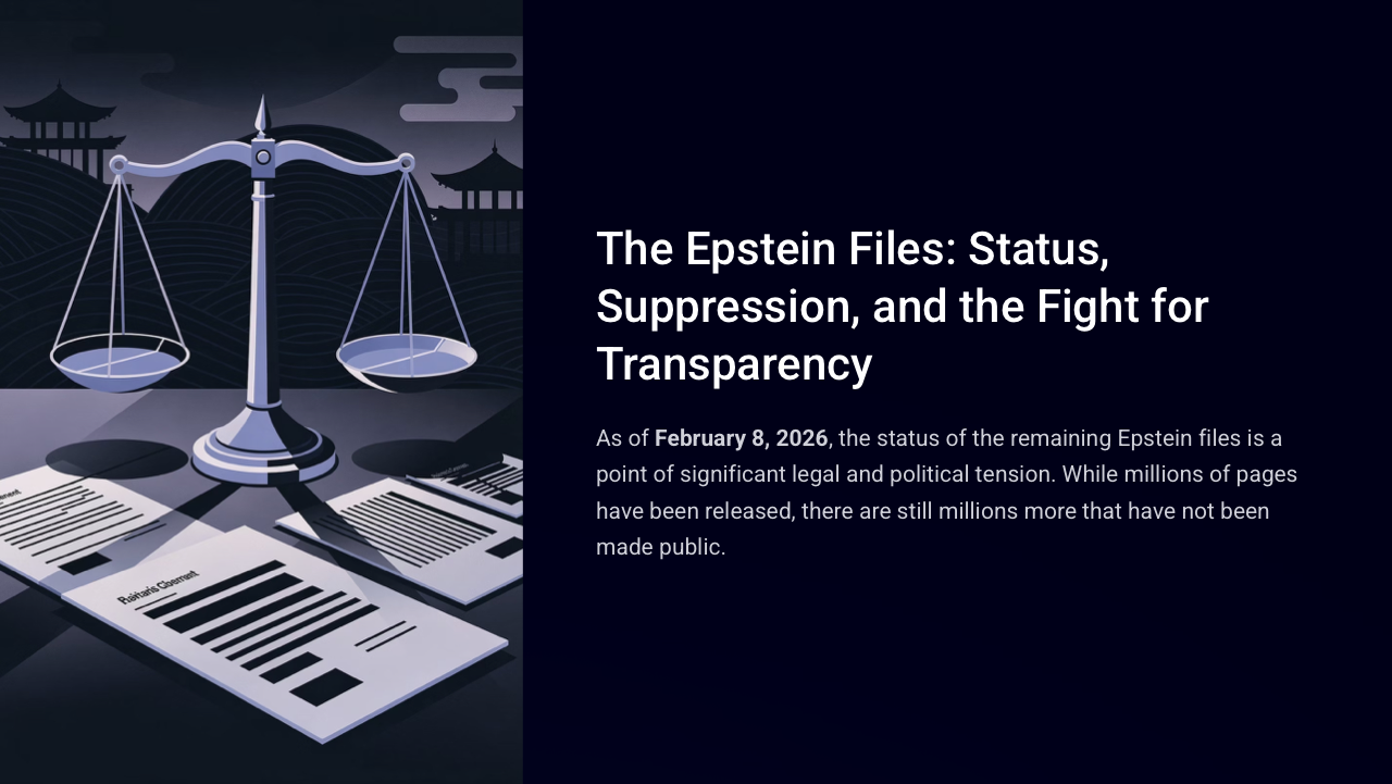 The Epstein Files: Suppression & Transparency