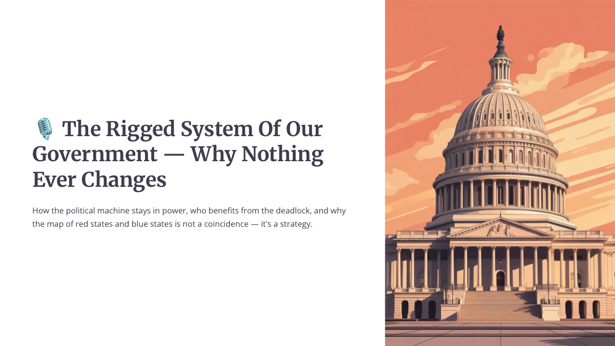The Rigged System of Our Government — Why Nothing Ever Changes